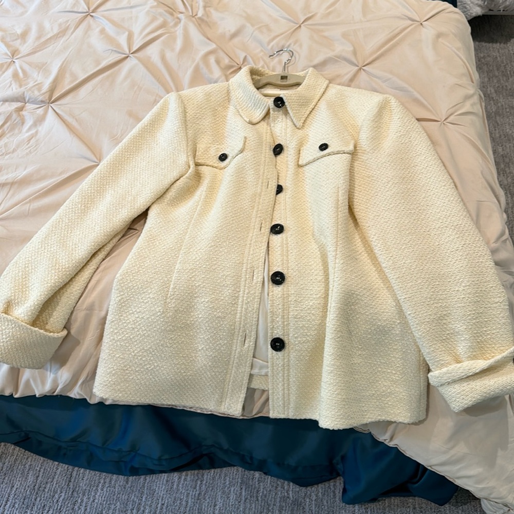 SIR the label woven knit jacket, brand new never been warn. Size 3 (us 10)